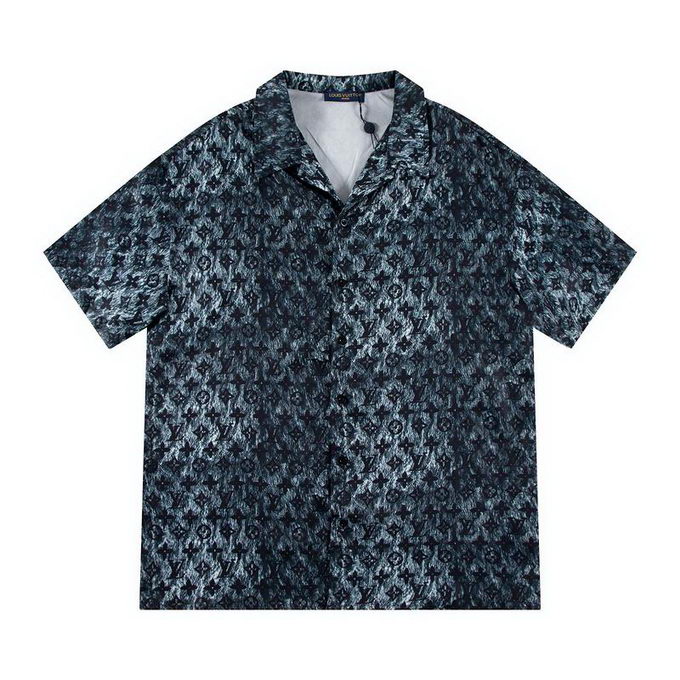 Louis Vuitton Short Sleeve Shirt Mens ID:20240614-164